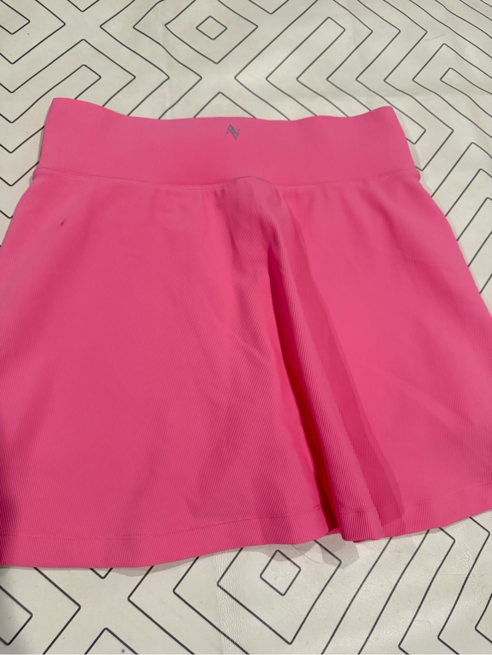 All Access Pink Ribbed Skort - Picture 6 of 10
